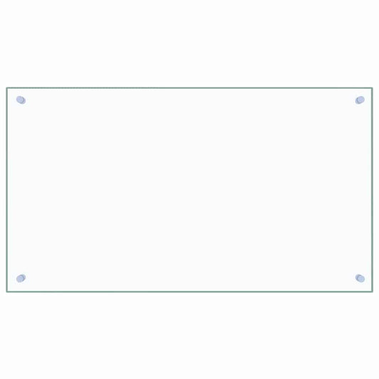 Kitchen Backsplash Transparent 90 x 50 cm Tempered Glass Kitchen Backsplash Transparent 90 x 50 cm Tempered Glass