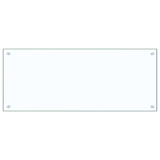 Kitchen Backsplash Transparent 100 x 40 cm Tempered Glass Kitchen Backsplash Transparent 100 x 40 cm Tempered Glass