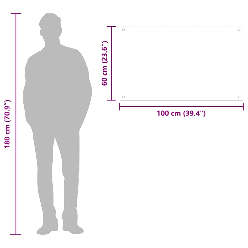 Kitchen Backsplash Black 100 x 60 cm Tempered Glass