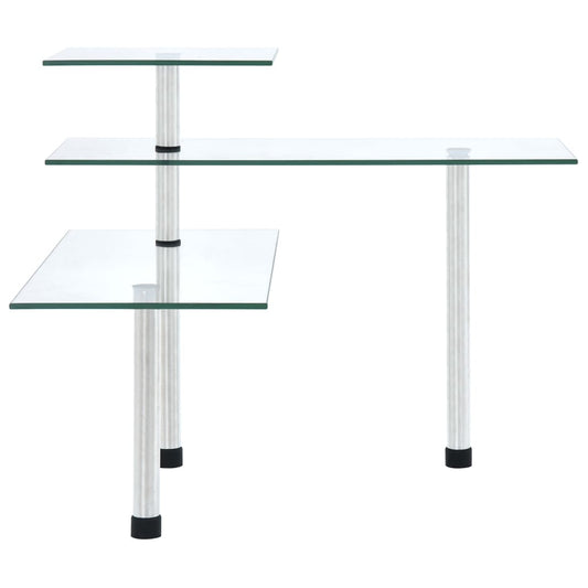 3-Tier Corner Kitchen Shelf Tempered Glass 3-Tier Corner Kitchen Shelf Tempered Glass