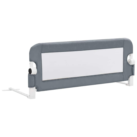 Toddler Safety Bed Rail Grey 102x42 cm Polyester Toddler Safety Bed Rail Grey 102x42 cm Polyester