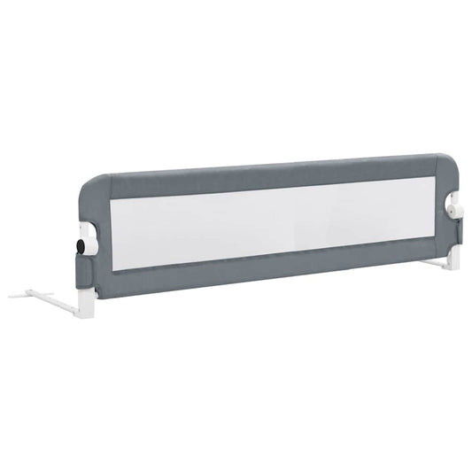 Toddler Safety Bed Rail Grey 150x42 cm Polyester Toddler Safety Bed Rail Grey 150x42 cm Polyester