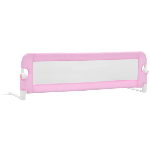 Toddler Safety Bed Rail Pink 120x42 cm Polyester Toddler Safety Bed Rail Pink 120x42 cm Polyester