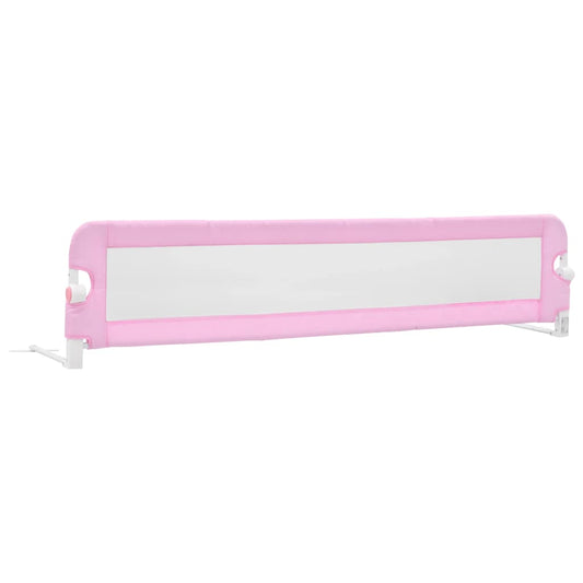 Toddler Safety Bed Rail Pink 180x42 cm Polyester Toddler Safety Bed Rail Pink 180x42 cm Polyester