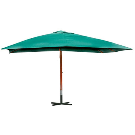Floating Garden Parasol | Green | Polyester | Large | Height-Adjustable Floating Garden Parasol | Green | Polyester | Large | Height-Adjustable