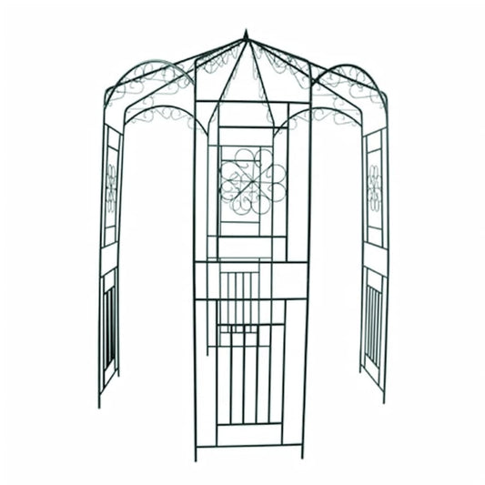 Garden Arch | Dark Green | Wrought Iron | Large | Durable | Garden Arch Garden Arch | Dark Green | Wrought Iron | Large | Durable | Garden Arch