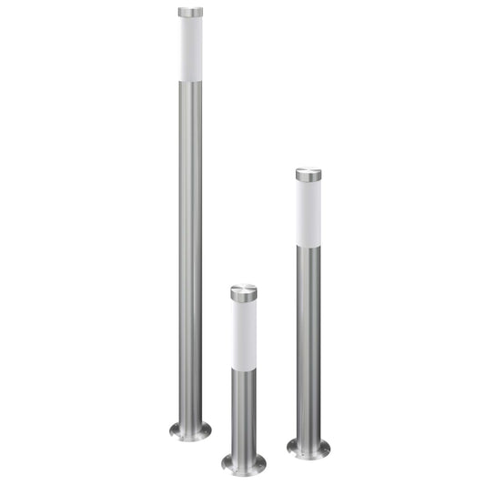 Garden Lamp | Set of 3 | Stainless Steel | Set of three varying sizes Garden Lamp | Set of 3 | Stainless Steel | Set of three varying sizes