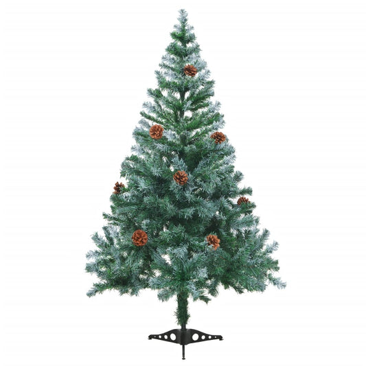 Frosted Christmas Tree with Pinecones 150 cm Frosted Christmas Tree with Pinecones 150 cm