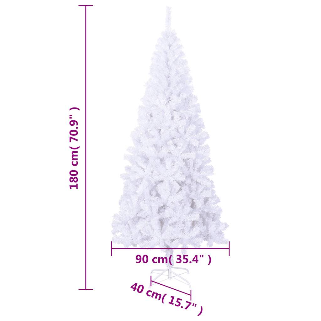 Christmas Tree | White | PVC, Plastic | Tall | Artificial Christmas Tree