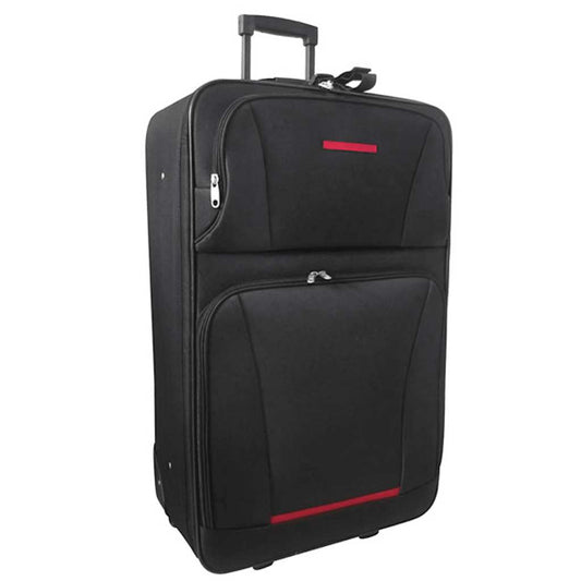 Five Piece Travel Luggage Set Black Five Piece Travel Luggage Set Black