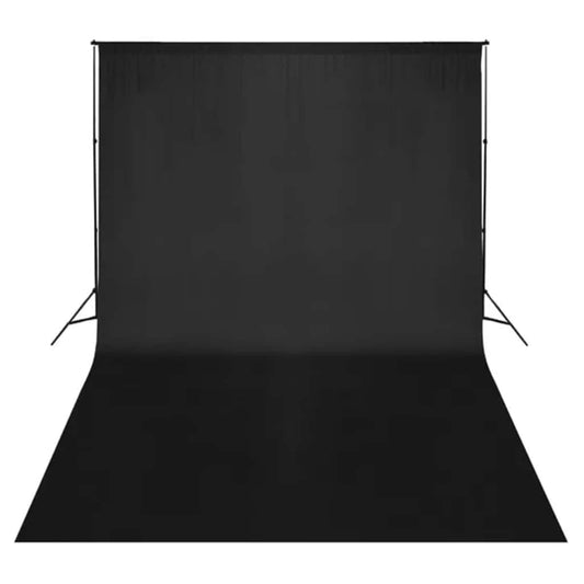 Backdrop Cotton without Stand Black 500x300 cm Backdrop Cotton without Stand Black 500x300 cm