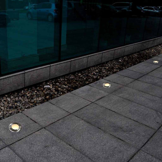 Outdoor Ground Lights 12 pcs Round Outdoor Ground Lights 12 pcs Round