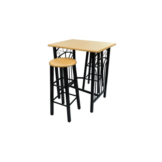 Breakfast/Dinner Table Dining Set MDF with Black Breakfast/Dinner Table Dining Set MDF with Black
