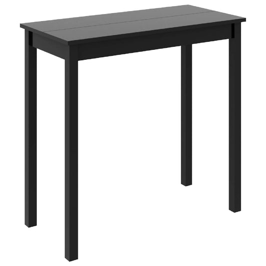 Bar Table MDF Black 115x55x107 cm Bar Table MDF Black 115x55x107 cm
