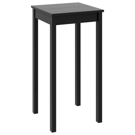 Bar Table MDF Black 55x55x107 cm Bar Table MDF Black 55x55x107 cm