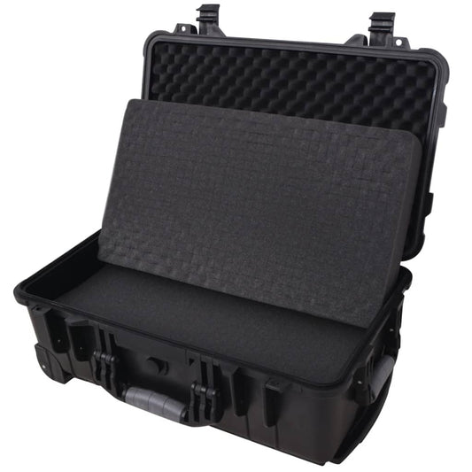 Wheel-equipped Tool/Equipment Case with Pick & Pluck Foam Inside Wheel-equipped Tool/Equipment Case with Pick & Pluck Foam Inside