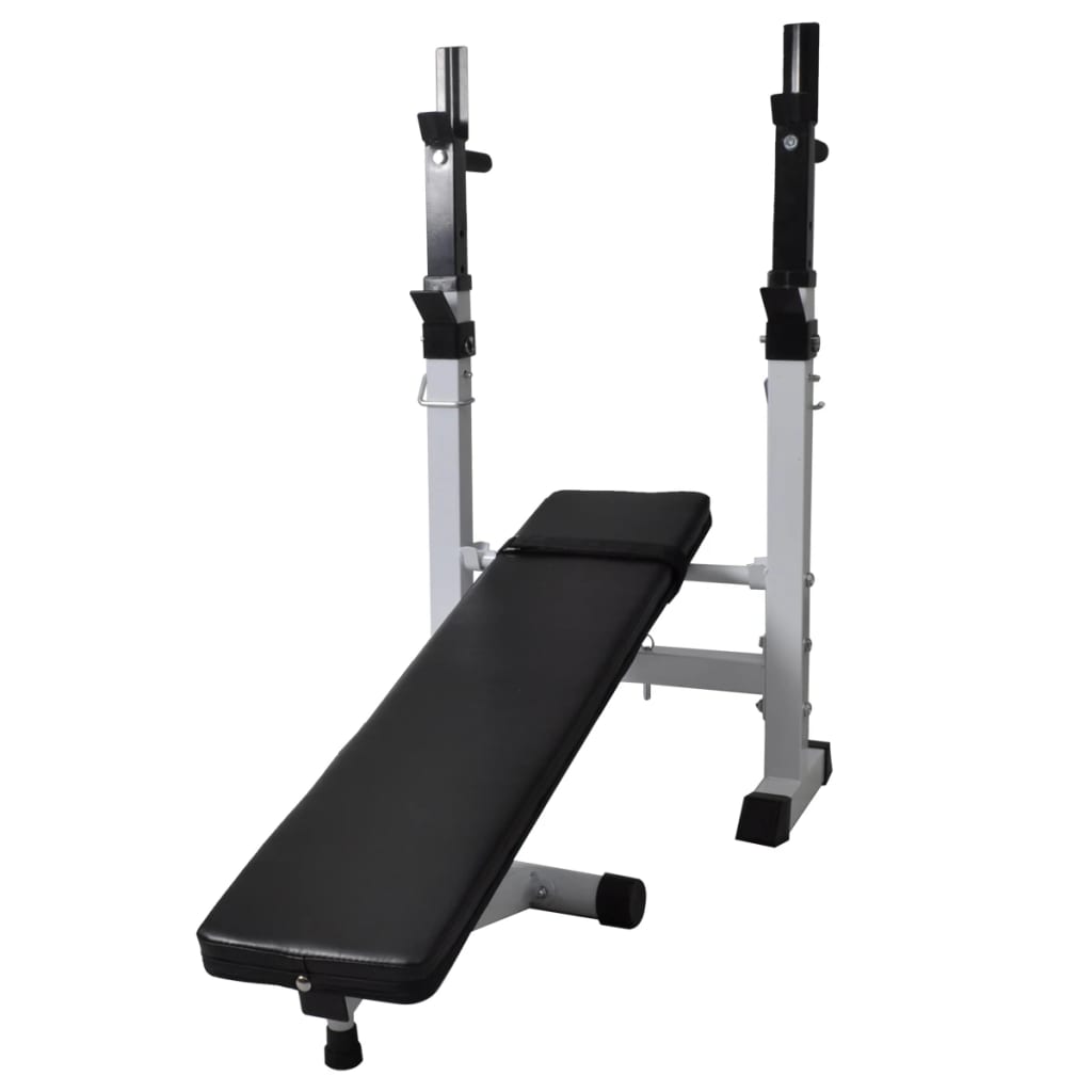 90366 vidaXL Fitness Workout Bench Straight Weight Bench