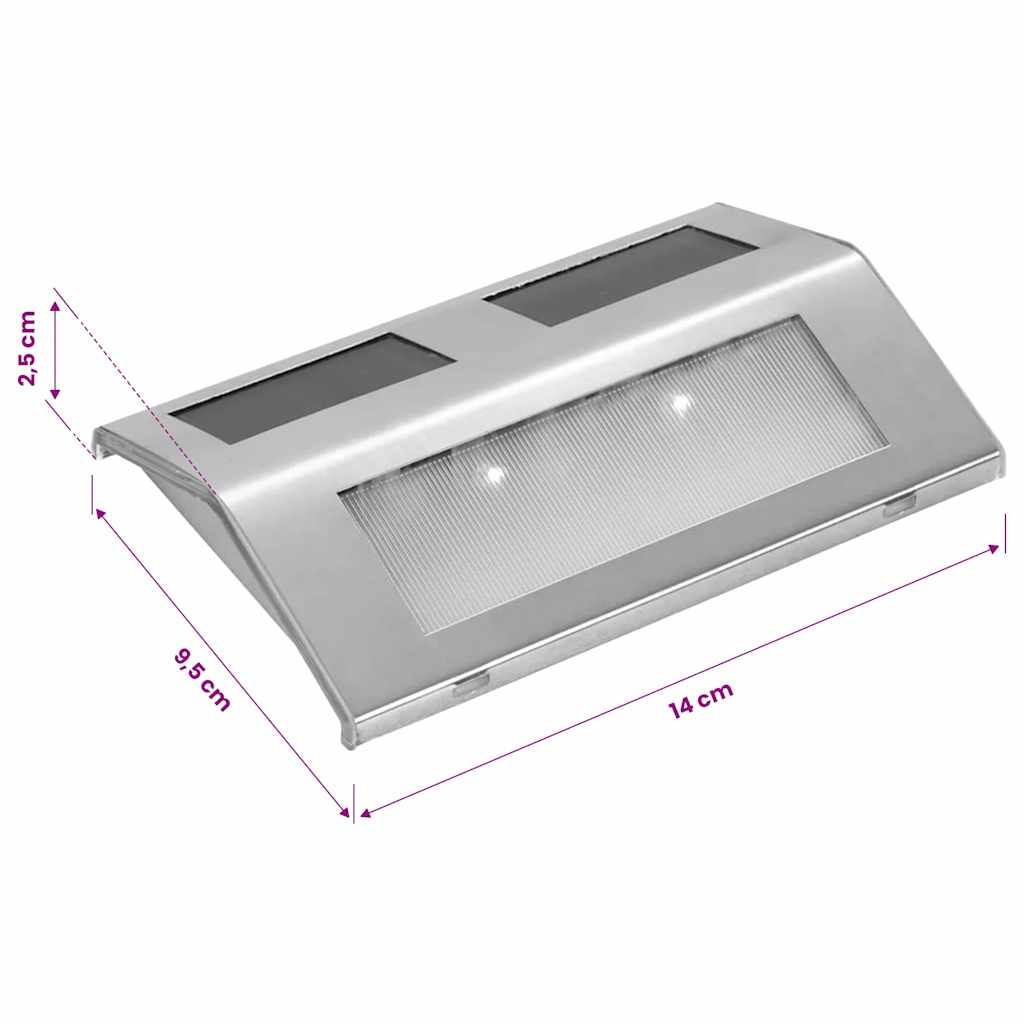 Garden Light | Silver | Stainless Steel, PP | Compact | Solar