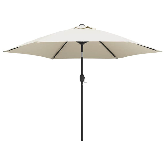 Parasol Sand White 3m Steel Pole Parasol Sand White 3m Steel Pole