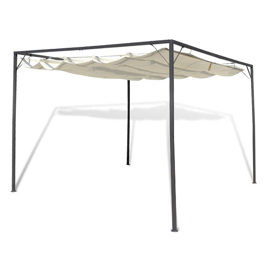 Garden Gazebo with Retractable Roof Canopy Garden Gazebo with Retractable Roof Canopy