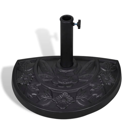 Resin Half Round Parasol Base Resin Half Round Parasol Base