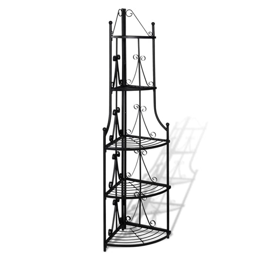 Corner Plant Rack Black Corner Plant Rack Black