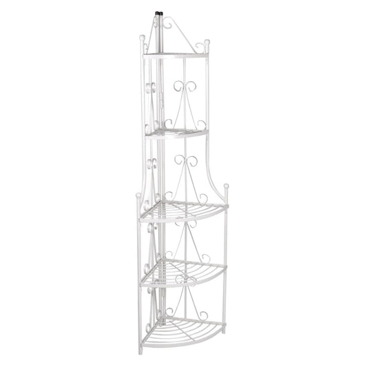 Corner Plant Rack White Corner Plant Rack White
