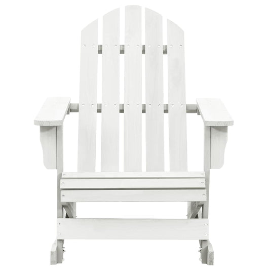 40861 vidaXL Garden Rocking Chair Wood White 40861 vidaXL Garden Rocking Chair Wood White