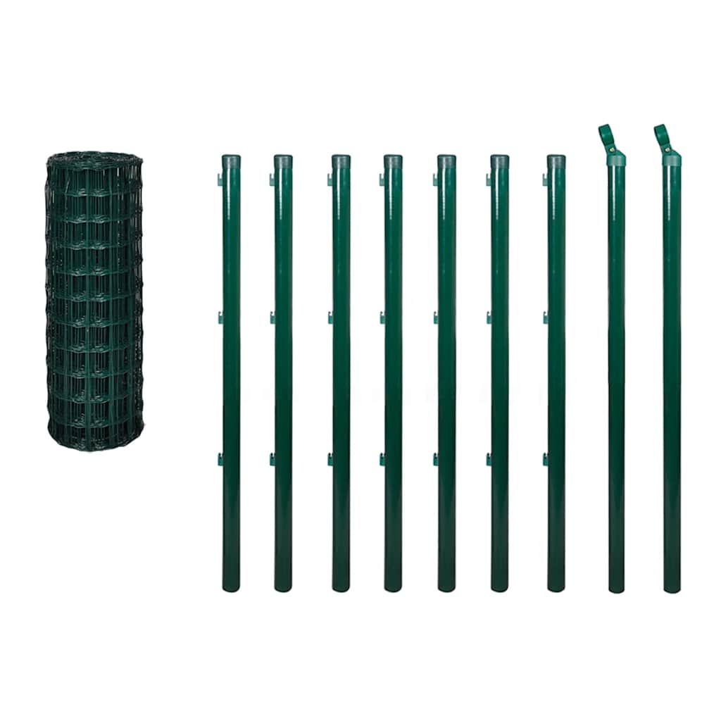 Euro Fence Steel 10 x 0,8 m Green