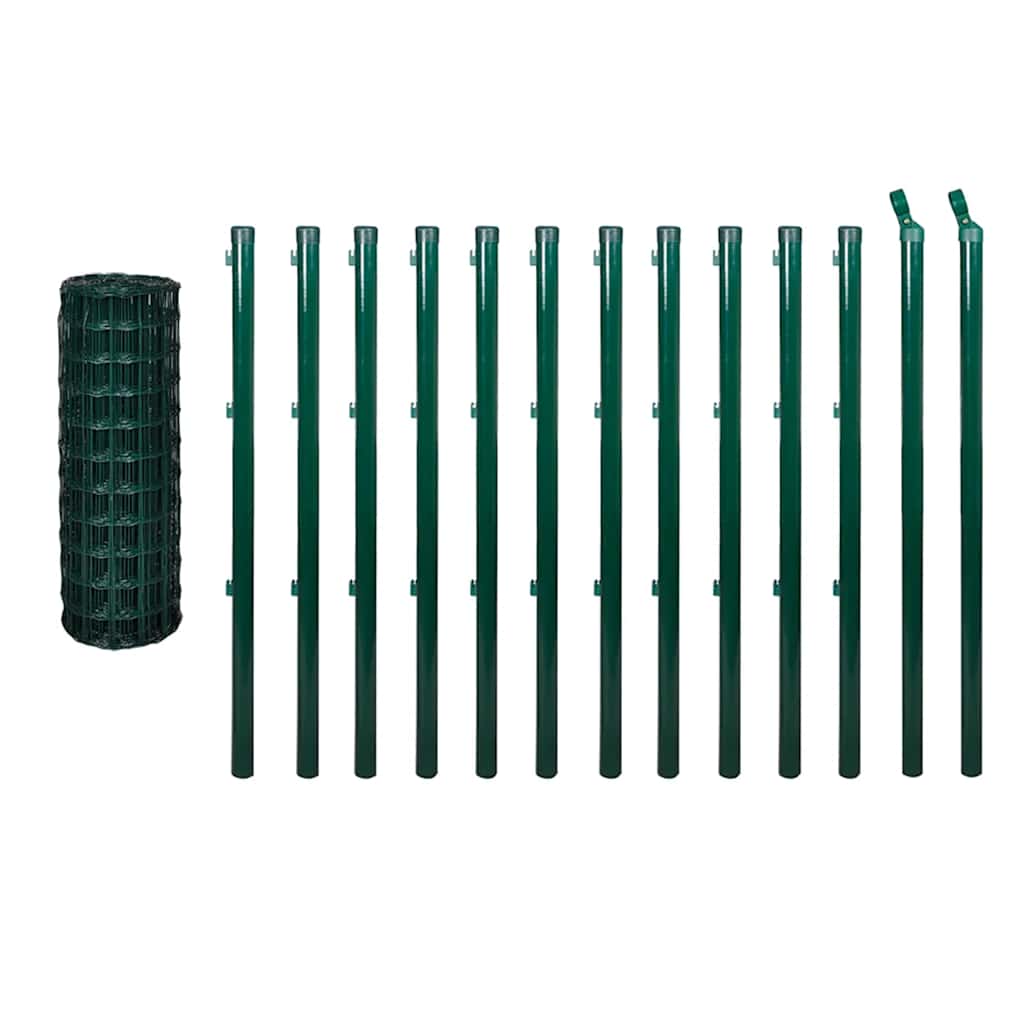 Euro Fence Steel 25 x 0,8 m Green