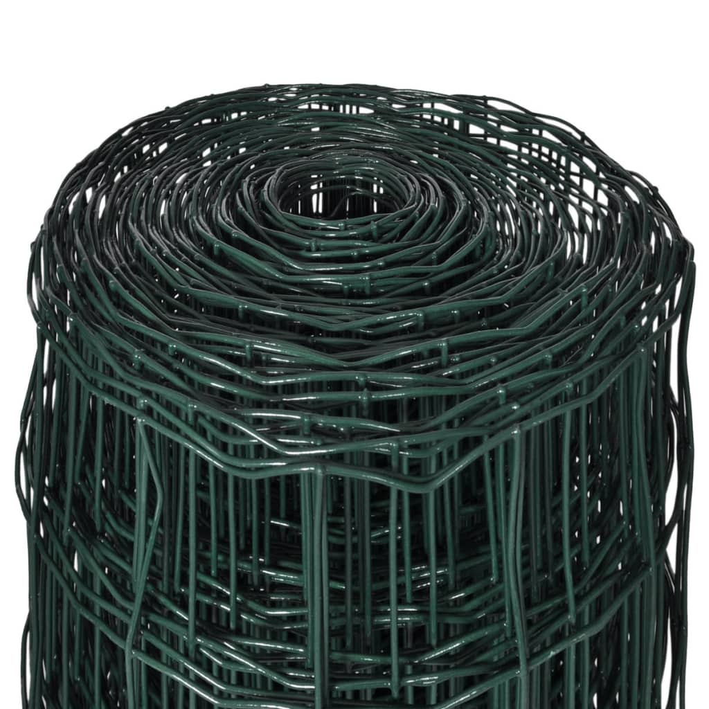 Fence Panels PVC-coated iron Green