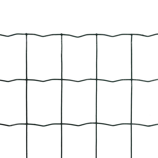 140591 vidaXL Euro Fence Steel 25 x 1,0 m Green 140591 vidaXL Euro Fence Steel 25 x 1,0 m Green
