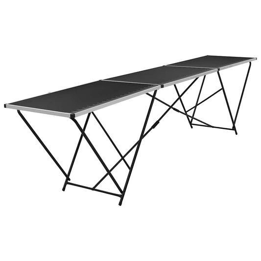 140718 vidaXL Folding Pasting Table MDF and Aluminium 300x60x78 cm 140718 vidaXL Folding Pasting Table MDF and Aluminium 300x60x78 cm