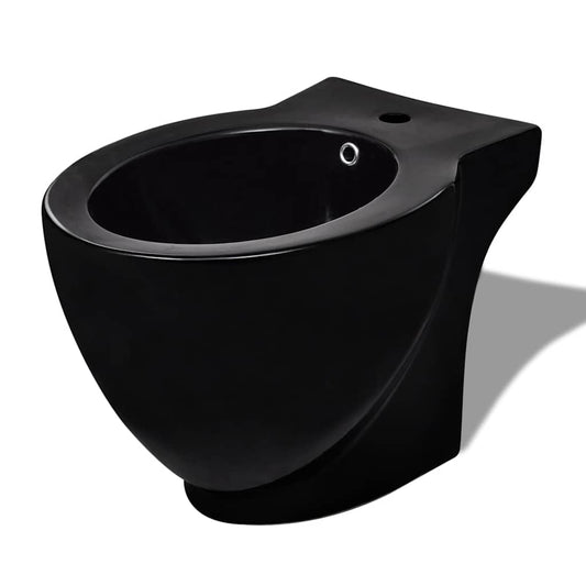 Round Bidet Stand Black High-quality Ceramic Round Bidet Stand Black High-quality Ceramic