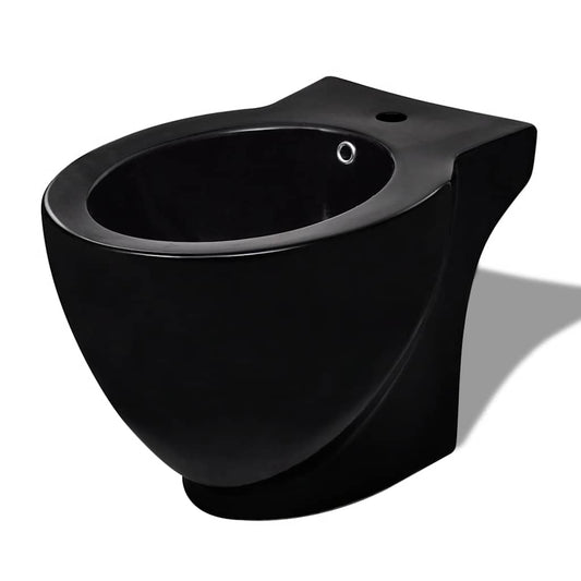 Round Bidet Stand Black High-quality Ceramic Round Bidet Stand Black High-quality Ceramic