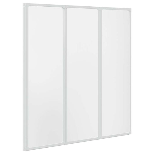 Shower Bath Screen Wall 141 x 132 cm 3 Panels Foldable Shower Bath Screen Wall 141 x 132 cm 3 Panels Foldable