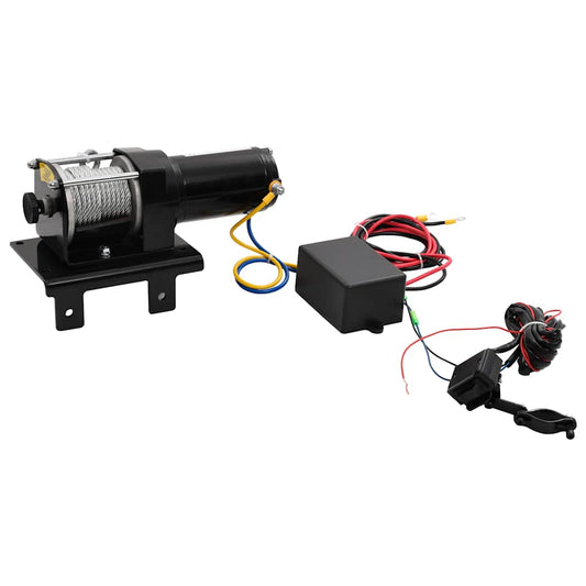 Electric Winch 1360 KG Plate Roller Fairlead Wireless Remote Control Electric Winch 1360 KG Plate Roller Fairlead Wireless Remote Control