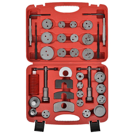 Brake Caliper Piston Wind Back Tool Kit 35 pcs Brake Caliper Piston Wind Back Tool Kit 35 pcs