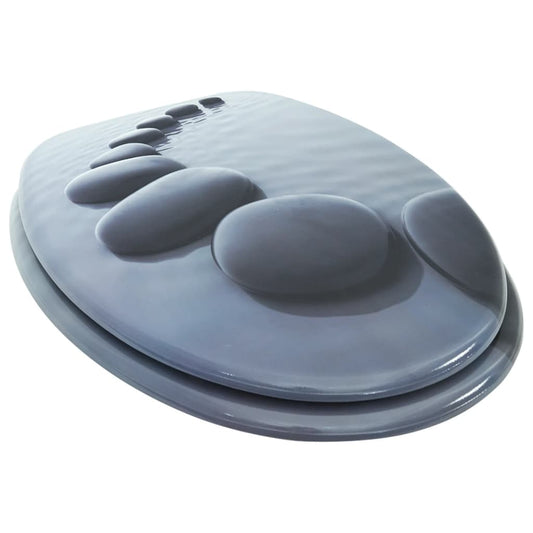 WC Toilet Seat MDF Lid Stones WC Toilet Seat MDF Lid Stones