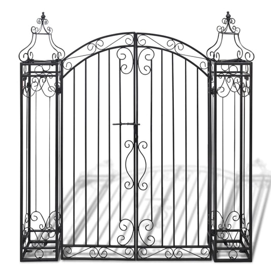 Ornamental Garden Gate Wrought Iron 122x20.5x134 cm Ornamental Garden Gate Wrought Iron 122x20.5x134 cm
