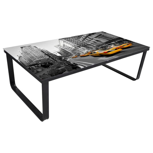 Coffee Table with Glass Top Rectangular Coffee Table with Glass Top Rectangular