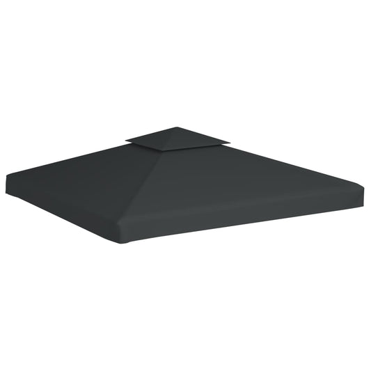 Gazebo Canopy | Dark Grey | Polyester with PVC coating | 3x3m Gazebo Canopy | Dark Grey | Polyester with PVC coating | 3x3m