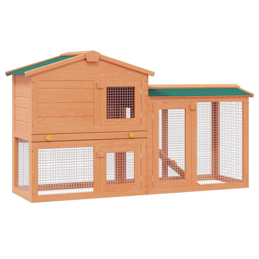Outdoor Large Rabbit Hutch Small Animal House Pet Cage Wood Outdoor Large Rabbit Hutch Small Animal House Pet Cage Wood