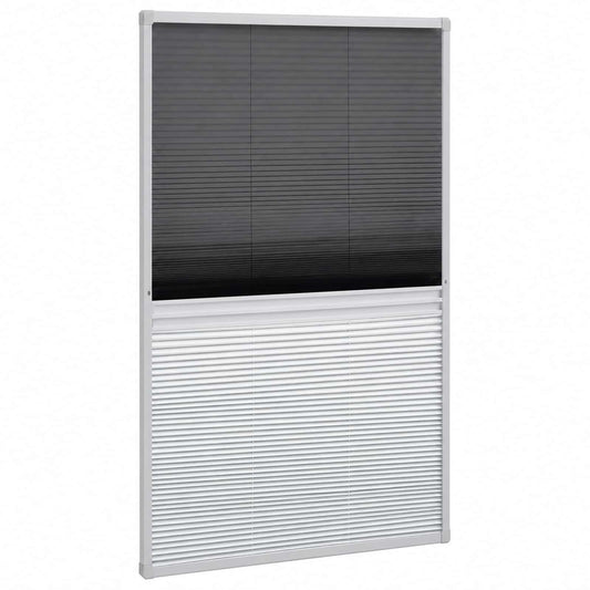 141131 vidaXL Insect Plisse Screen Window Aluminium 160 x 80 cm with Shade 141131 vidaXL Insect Plisse Screen Window Aluminium 160 x 80 cm with Shade