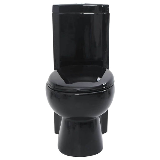 WC Ceramic Toilet Bathroom Corner Toilet Black WC Ceramic Toilet Bathroom Corner Toilet Black