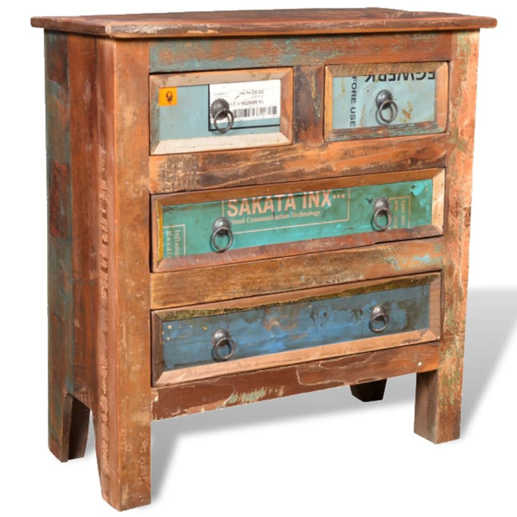 Vintage Cabinet | Multicolour | Reclaimed solid wood | Medium | Storage