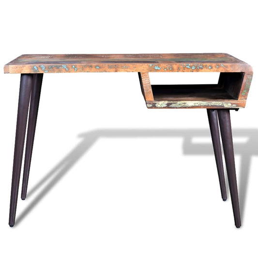 241138 Reclaimed Wood Desk with Iron Legs 241138 Reclaimed Wood Desk with Iron Legs