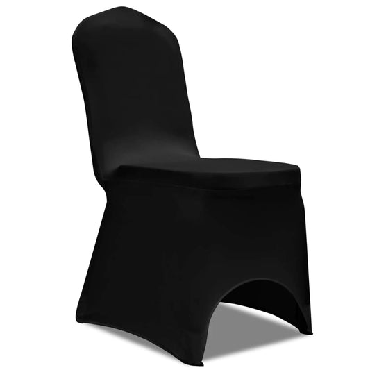 Chair Cover Stretch Black 6 pcs Chair Cover Stretch Black 6 pcs