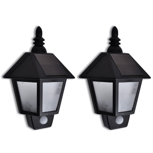 Solar Wall Lamp with Motion Sensor 2 pcs Solar Wall Lamp with Motion Sensor 2 pcs