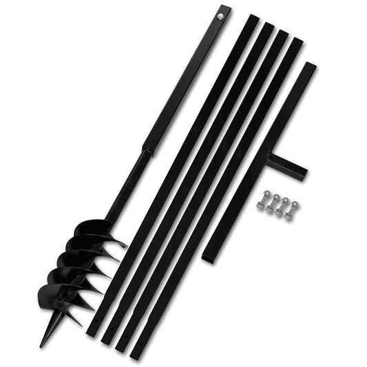 Ground Drill with Handle 120 mm with Extension Tube 5 m Steel Ground Drill with Handle 120 mm with Extension Tube 5 m Steel